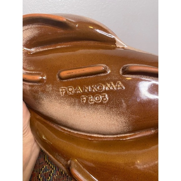 1950s VINTAGE Frankoma 203 MCM Pottery Ashtray - Picture 8 of 8